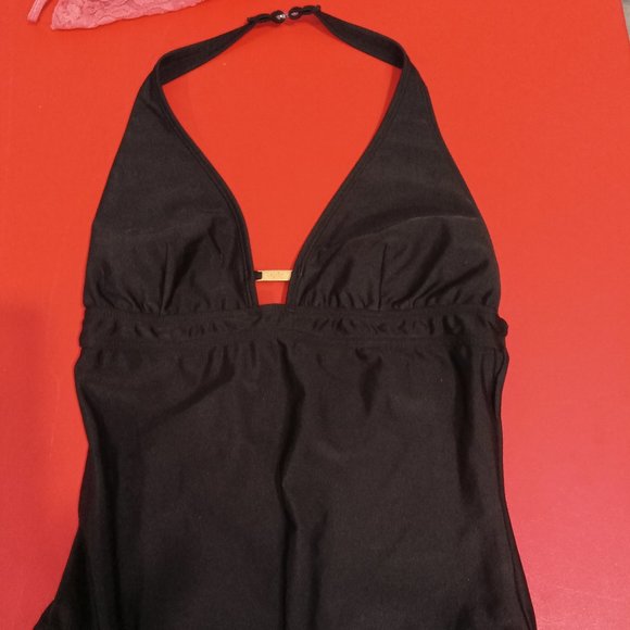 Cole California black one piece swim suit size M - Picture 2 of 8